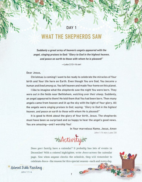 Jesus Listens for Christmas: 25 Prayers and Devotions for Kids