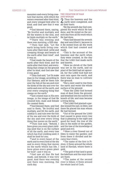 NASB Wide Margin Bible, Comfort Print, Leathersoft, Brown