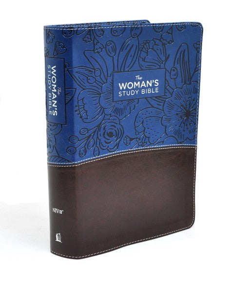 NIV The Woman's Study Bible, Imitation Leather, Blue and Brown