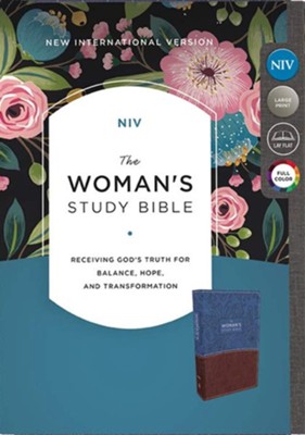 NIV The Woman's Study Bible, Imitation Leather, Blue and Brown