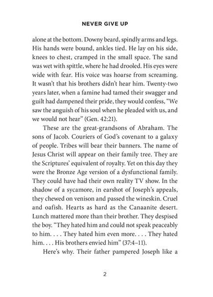 Never Give Up: God is Good When Life Isn't