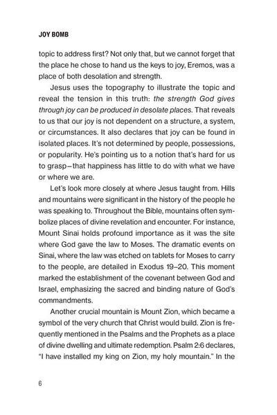 Joy Bomb: Unleash Jesus's Explosive Joy for an Extraordinary Life