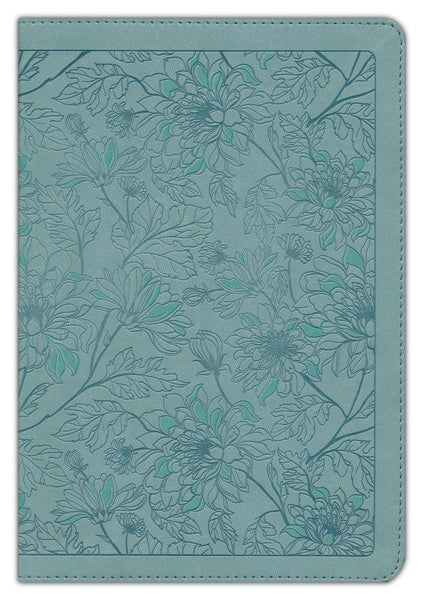 KJV Large-Print Thinline Reference Bible, Filament Enabled Edition, Leatherlike, Teal