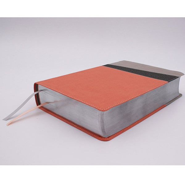 NIV Application Bible, Comfort Print, Coral & Gray