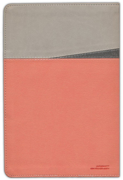 NIV Application Bible, Comfort Print, Coral & Gray