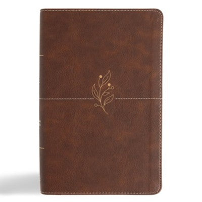 CSB Single-Column Personal Size Bible, Digital Study Edition, Brown