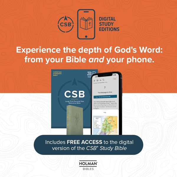 CSB Single-Column Compact Bible, Digital Study Edition, Charcoal