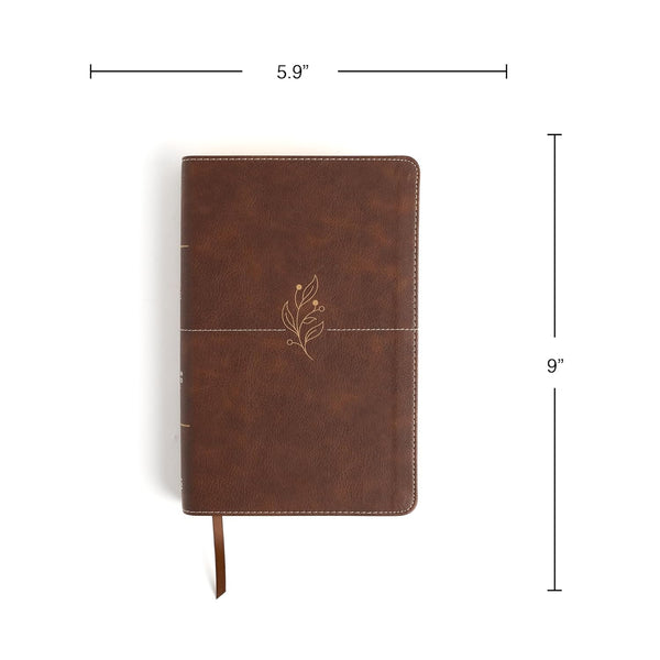 CSB Single-Column Personal Size Bible, Digital Study Edition, Brown