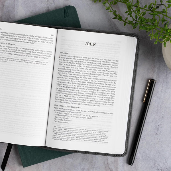 CSB Single-Column Compact Bible, Digital Study Edition, Charcoal