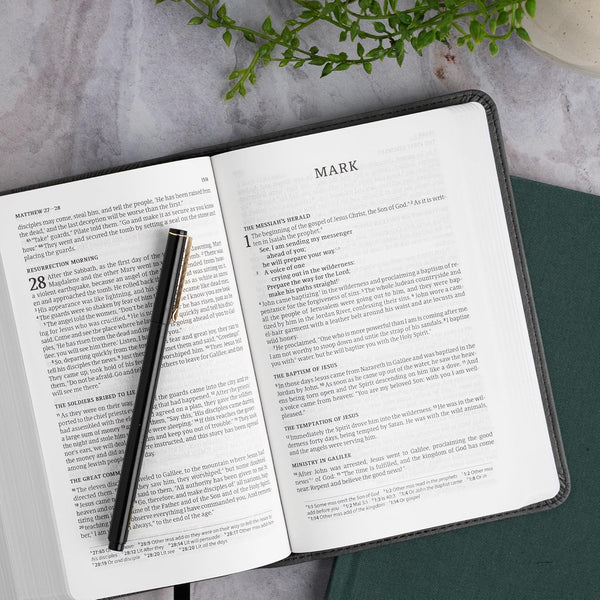 CSB Single-Column Compact Bible, Digital Study Edition, Charcoal