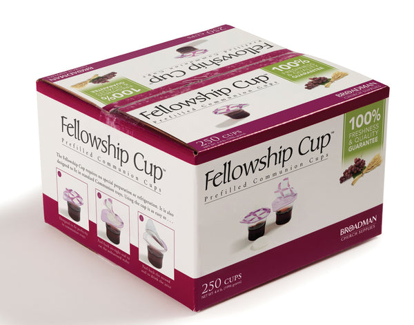 Fellowship Cup Prefilled Communion Cups, Box of 250