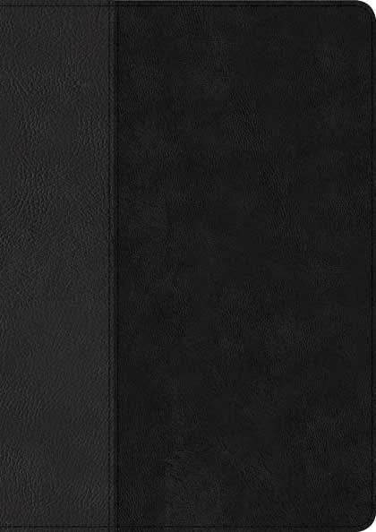 Every Man’s Bible NLT, Large Print, Deluxe Edition - Black/Onyx