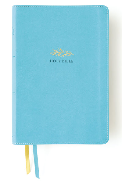 NIV Women's Devotional Bible Large Print, Teal, Leathersoft