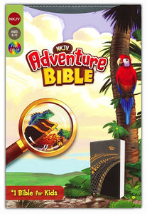NKJV, Adventure Bible, Soft leather-look, Gray, Full Color