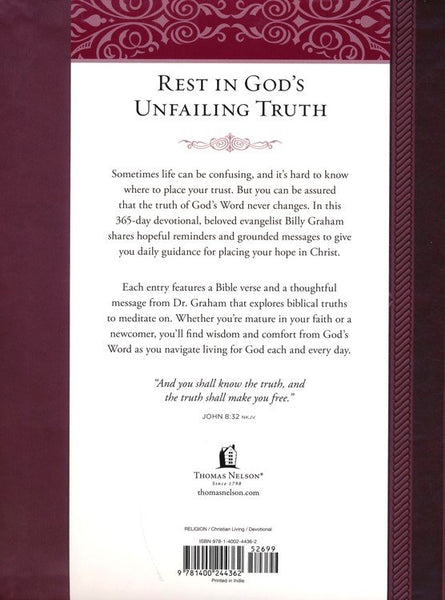 Truth for Each Day: A 365-Day Devotional, Large Print
