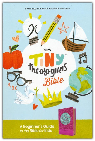 NIrV Tiny Theologians Bible Comfort Print-soft leather-look over board, Pink