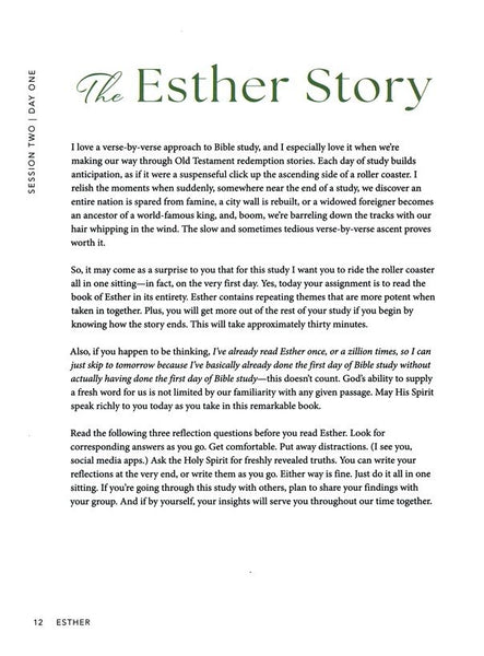 Esther - Bible Study Book with Video Access: Daring Faith for Such a Time as This