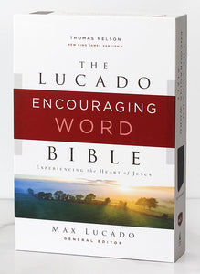 NKJV Lucado Encouraging Word Bible, Comfort Print, Leathersoft, Blue