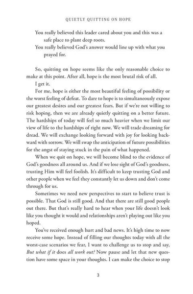 I Want to Trust You, but I Don't: Moving Forward When You're Skeptical of Others, Afraid of What God Will Allow, and Doubtful of Your Own Discernment