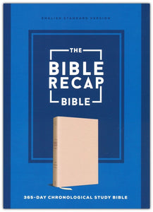 The Bible Recap 365-Day Chronological Study Bible: English Standard Version - Imitation Leather, Pink