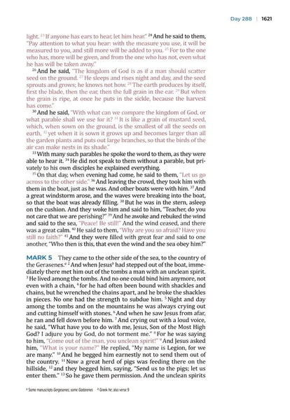 The Bible Recap 365-Day Chronological Study Bible: English Standard Version - Imitation Leather, Pink