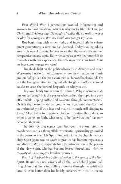 The Familiar Stranger: (Re)Introducing the Holy Spirit to Those in Search of an Experiential Spirituality