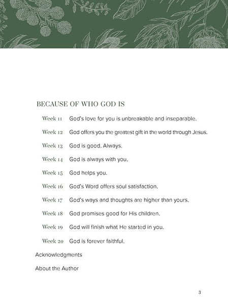 Knowing Who You Are Because of Who God Is: 100 Days to Unbreakable Faith