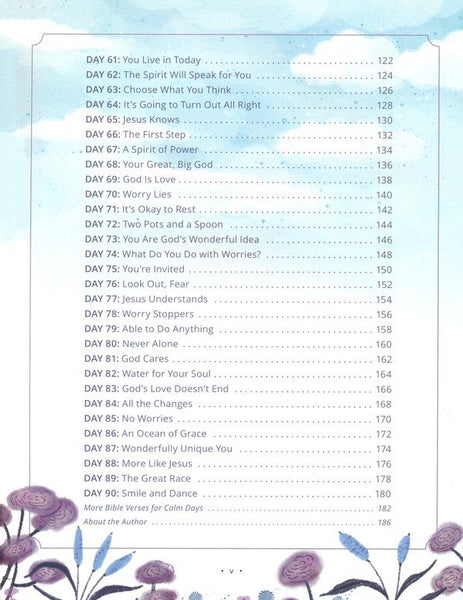 Calm Thoughts for Kids: 90 Devotions for Anxious Days
