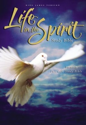 KJV Life in the Spirit Study Bible, Bonded Leather, Burgundy