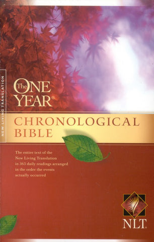 The NLT One Year Chronological Bible, Paperback