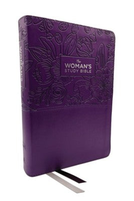 KJV Woman's Full Color Study Bible, Comfort Print, Purple