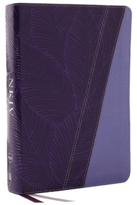 NKJV Study Bible, Full-Color, Comfort Print, Leathersoft, Purple