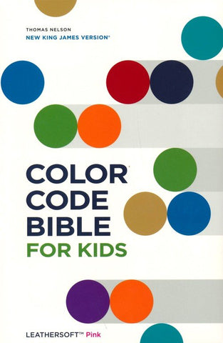 NKJV Color Code Bible for Kids, Pink