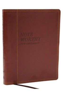 NKJV NoteWorthy New Testament, Comfort Print, Brown