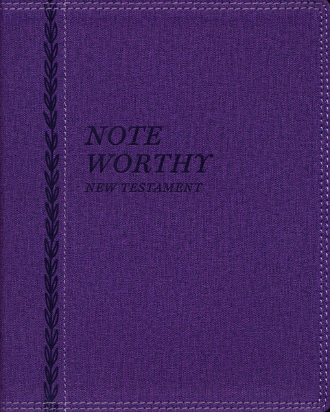 NKJV NoteWorthy New Testament, Comfort Print, Purple