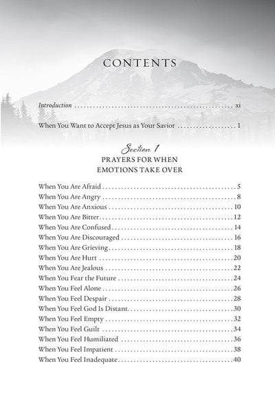 When You Don't Know What to Pray: 100 Essential Prayers for Enduring Life's Storms