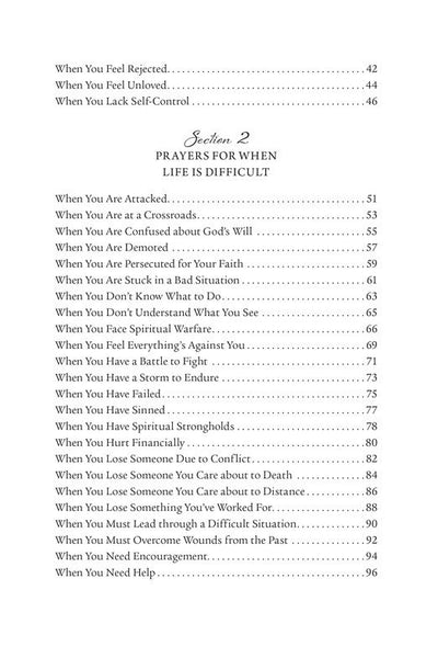When You Don't Know What to Pray: 100 Essential Prayers for Enduring Life's Storms