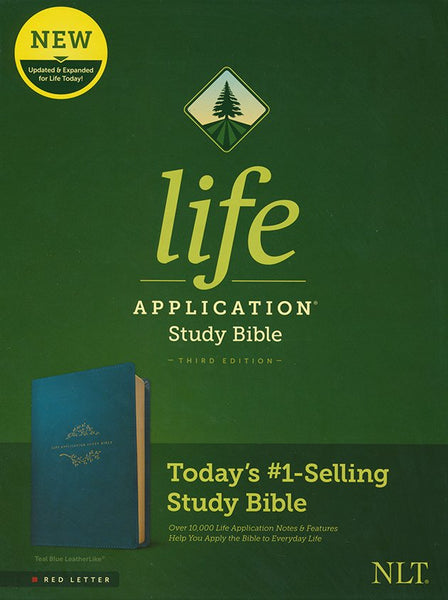 NLT Life Application Study Bible, Third Edition, Teal Blue