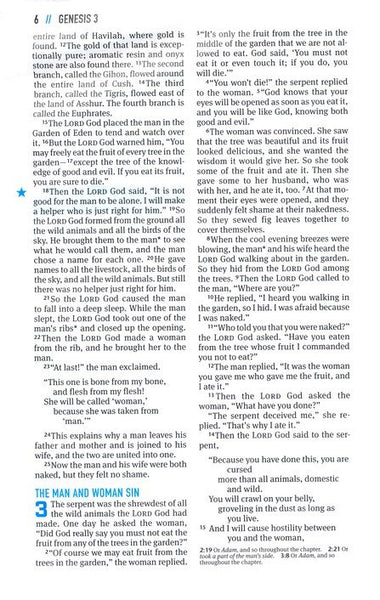 NLT Boys Life Application Study Bible, Blue Neon Glow