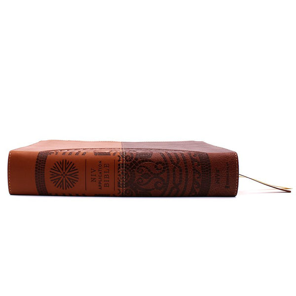 NIV Application Bible, Comfort Print, Brown