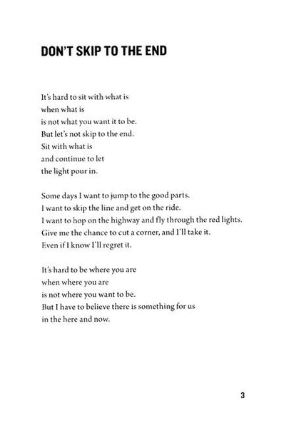 Getting Through What You're Going Through: Notes and Poems for Hoping and Becoming
