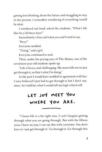 Getting Through What You're Going Through: Notes and Poems for Hoping and Becoming