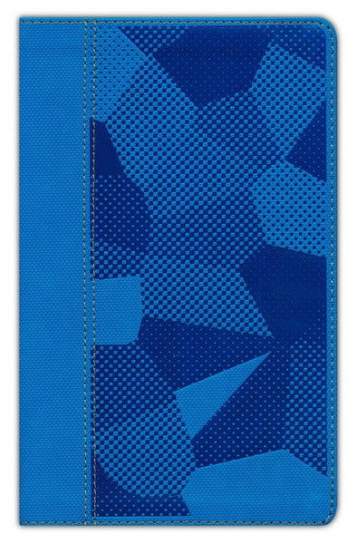 NLT Kid's Thinline Reference Bible, Camo Blue