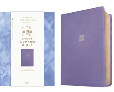 KJV Every Woman's Bible, Filament Enabled, Periwinkle Purple