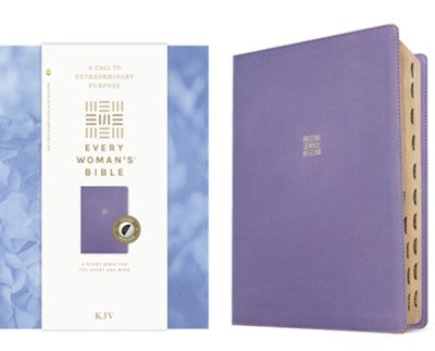 KJV Every Woman's Bible, Filament Enabled, Periwinkle Purple