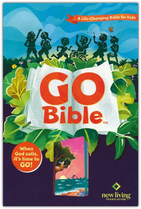 NLT Go Bible-A Life-Changing Bible for Kids, Soft Leather-like, Beach Sunrise