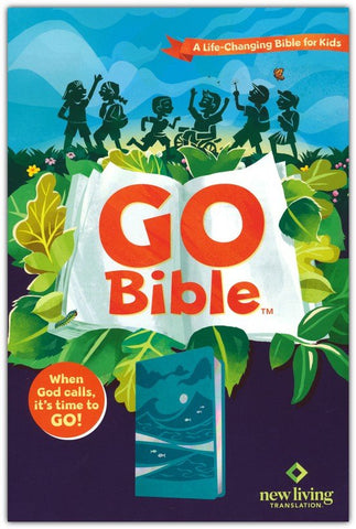 NLT Go Bible-A Life-Changing Bible for Kids, Soft Leather- like, Teal Ocean