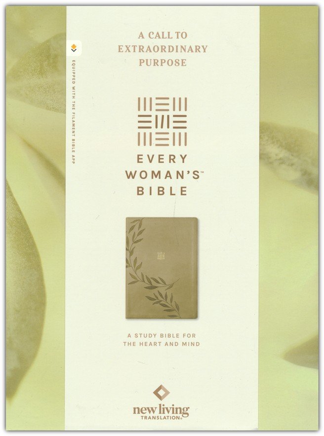NLT Every Woman's Bible, Filament Enabled, Olive Branch Green