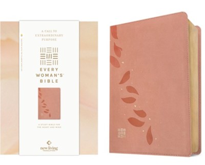 NLT Every Woman's Bible, Filament Enabled, Pink Petals