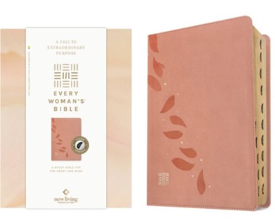 NLT Every Woman's Bible, Filament Enabled, Pink Petals